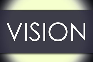 Vizyon - metin ile iş kavramı