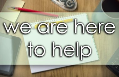 -İş kavramı metin ile yardımcı olmak için buradayız