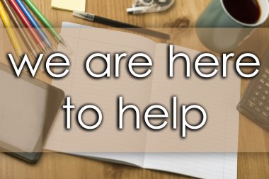 -İş kavramı metin ile yardımcı olmak için buradayız