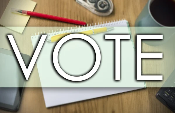 VOTE -  business concept with text — Stock Photo, Image