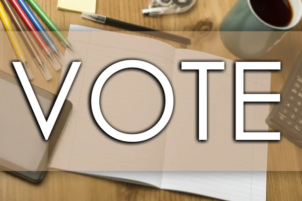 VOTE - business concept with text — Stock Photo, Image