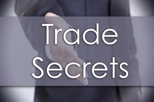Trade Secrets - business concept with text — Stock Photo, Image