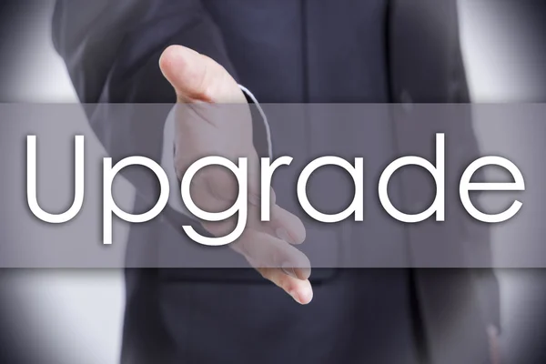 Upgrade - concetto di business con testo — Foto Stock