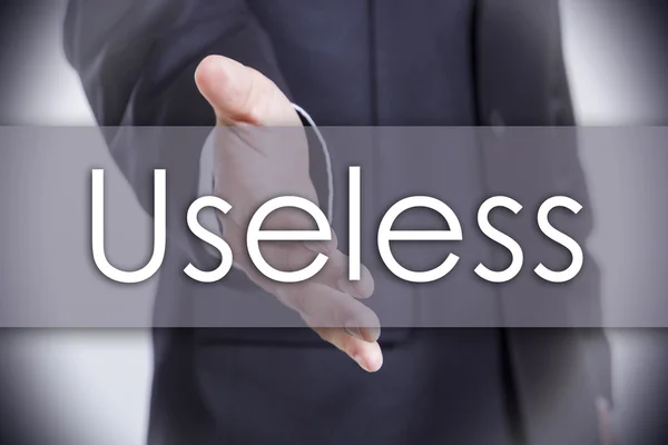 Useless - obchodní koncept s textem — Stock fotografie