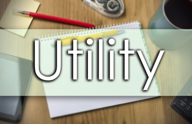 Yardımcı programı - metin ile iş kavramı