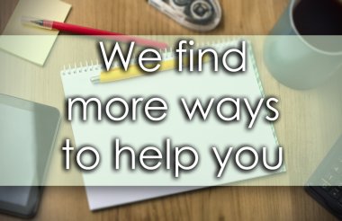 Biz sana iş kavramı metin ile yardım için daha fazla yol bulmak