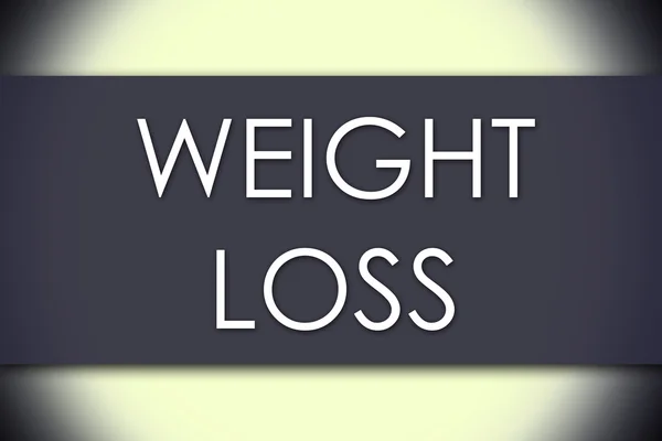 Gewichtsverlust - Geschäftskonzept mit Text — Stockfoto