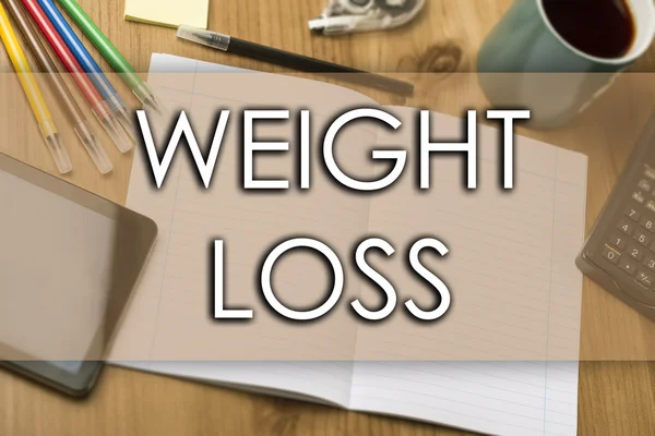 WEIGHT LOSS - бізнес-концепція з текстом Стокове Зображення