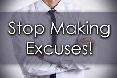 Bahaneler durdurmak! -Genç işadamı metin - iş co ile