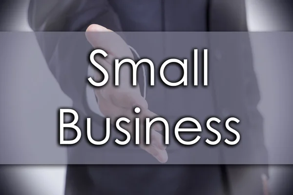 Mały biznes - biznes koncepcja z tekstem — Zdjęcie stockowe
