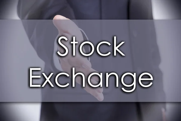 Beurs - businessconcept met tekst — Stockfoto