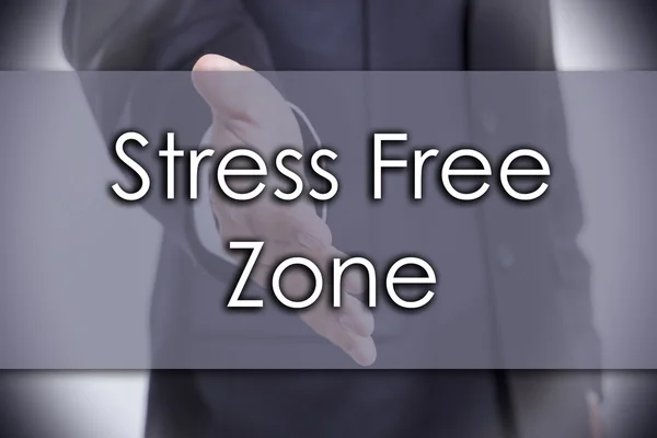 Stress Free Zone - business concept with text