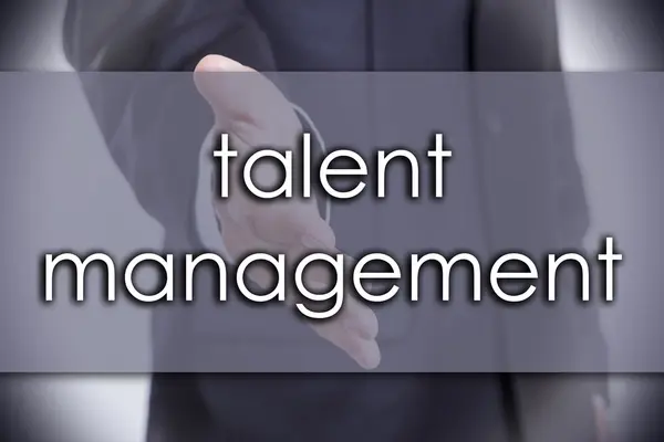 Talent management - business concept with text — Stock Photo, Image