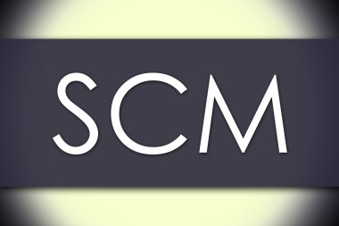 Tedarik zinciri yönetimi Scm - metin ile iş kavramı