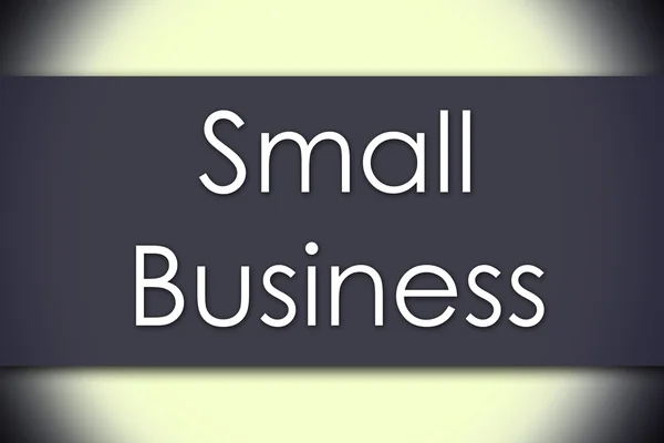 Small Business - business concept with text — Stock Photo, Image