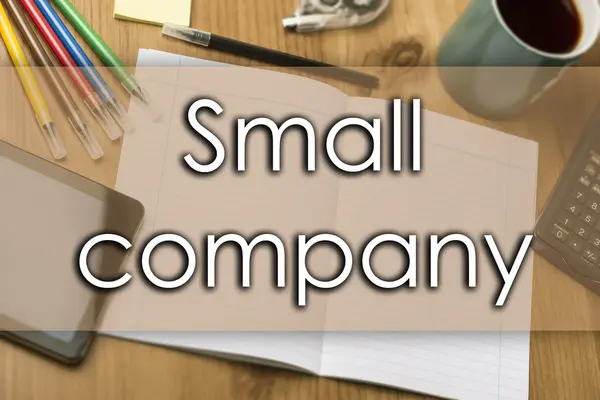 Petite entreprise - concept d'entreprise avec texte — Photo