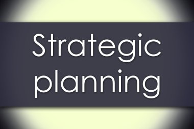 Stratejik planlama - metin ile iş kavramı