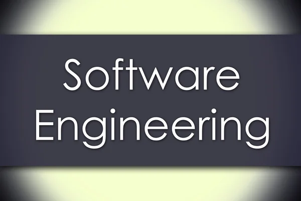 Engenharia de Software - conceito de negócio com texto — Fotografia de Stock