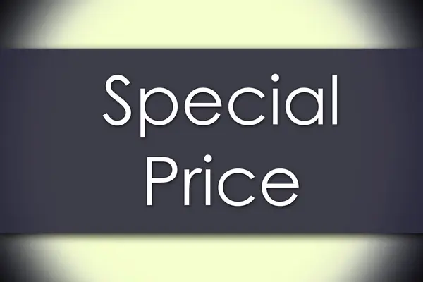 Специальная цена - деловая концепция с текстом — стоковое фото