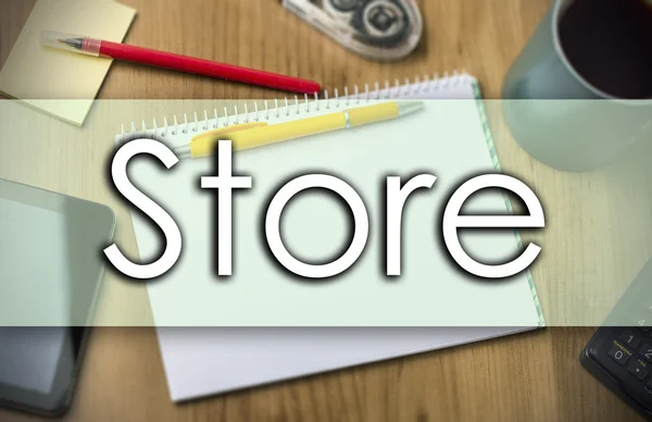 Store -  business concept with text — Stock Photo, Image