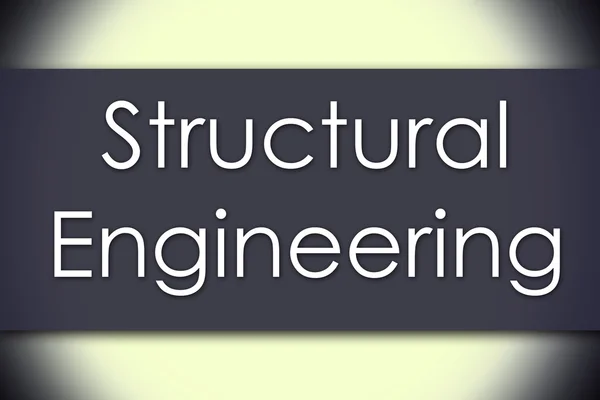 Structurele Engineering - bedrijfsconcept met tekst — Stockfoto