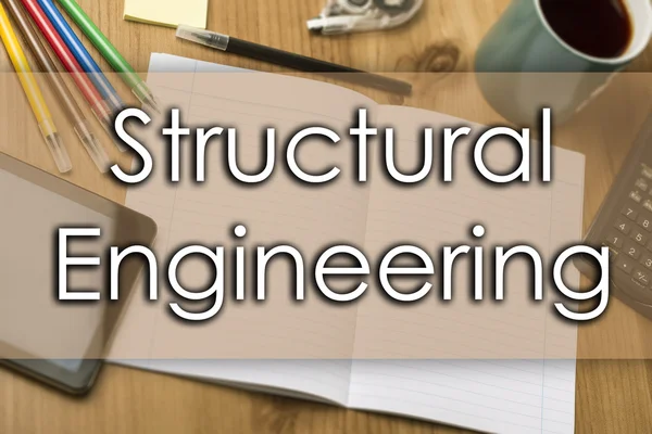 Structurele Engineering - bedrijfsconcept met tekst — Stockfoto