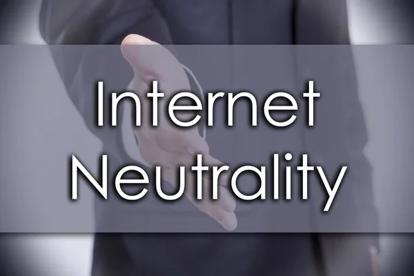 Internet neutraliteit - bedrijfsconcept met tekst — Stockfoto