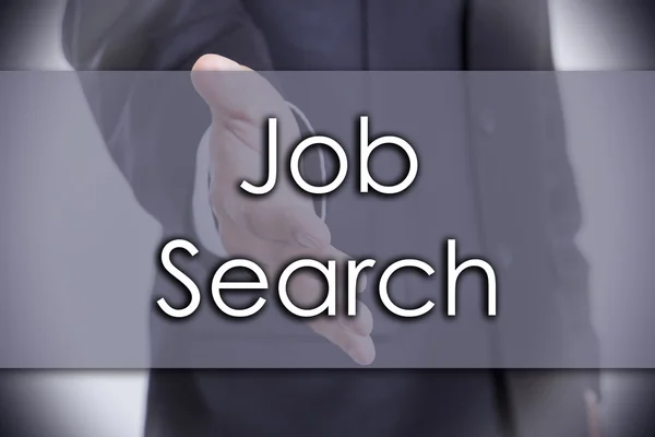 Job Search - бізнес-концепція з текстом — стокове фото