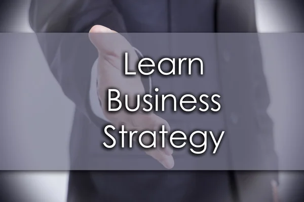 ビジネス戦略 - 本文ビジネス概念を学ぶ — ストック写真