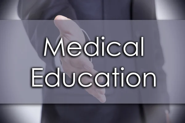 Medicinsk pedagogik - affärsidé med text — Stockfoto