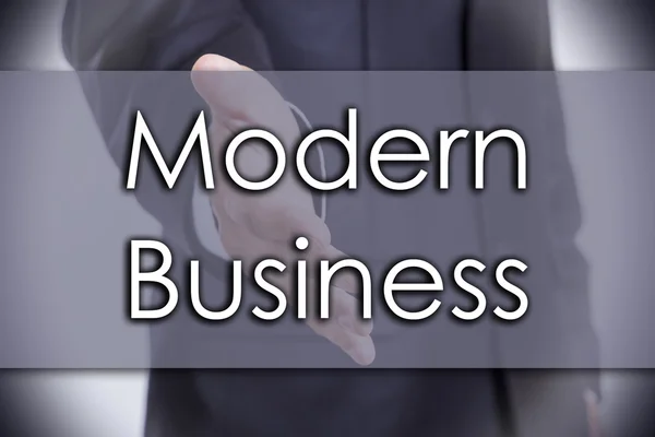 Nowoczesny biznes - biznes koncepcja z tekstem — Zdjęcie stockowe