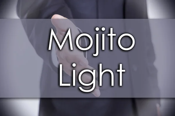 Mojito Light - concepto de negocio con texto —  Fotos de Stock