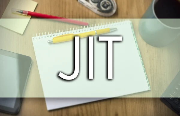 JIT -  business concept with text — Stock Photo, Image
