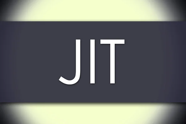 JIT - concepto de negocio con texto —  Fotos de Stock