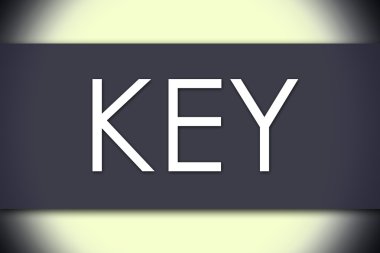 Anahtar - metin ile iş kavramı