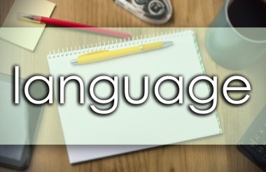 dil - metin ile iş kavramı