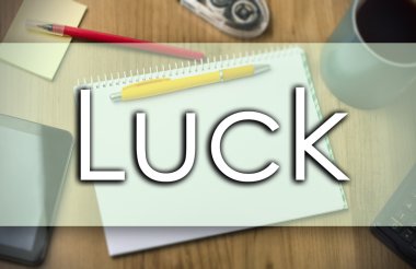 Şans - metin ile iş kavramı