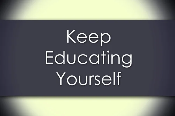 Keep Educating Yourself (KEY) - business concept with text — Stock Photo, Image