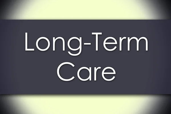 Long-Term Care - business concept with text — Stock Photo, Image