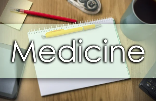 Medicin - affärsidé med text — Stockfoto