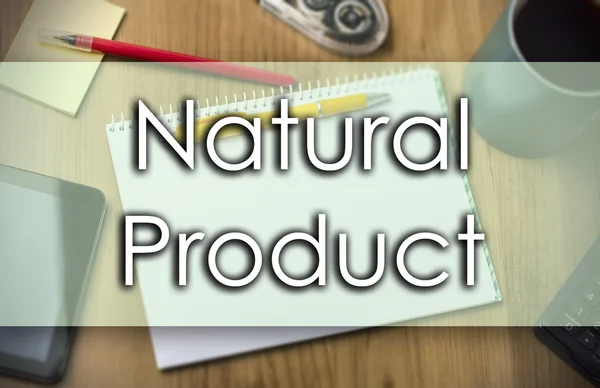 Natural Product - konsep bisnis dengan teks — Stok Foto