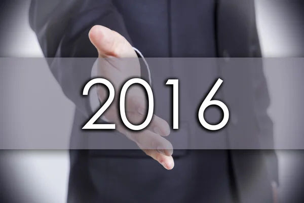 2016 - business concept met tekst — Stockfoto