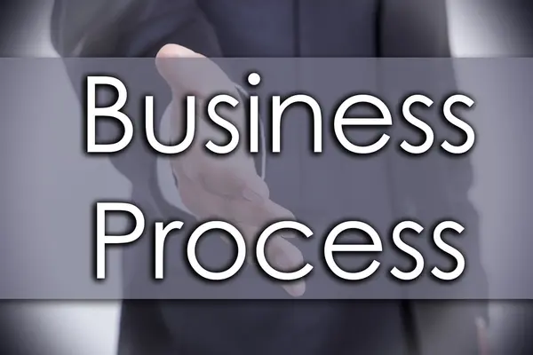ビジネス プロセス - テキストのビジネス コンセプト — ストック写真