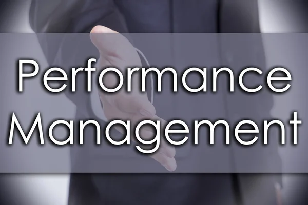 Performance Management - affärsidé med text — Stockfoto