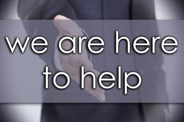 -İş kavramı metin ile yardımcı olmak için buradayız