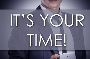 Gelişin! -Genç işadamı metin - iş conce