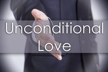 Koşulsuz sevgi - metin ile iş kavramı