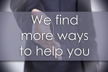 Biz sana iş kavramı metin ile yardım için daha fazla yol bulmak