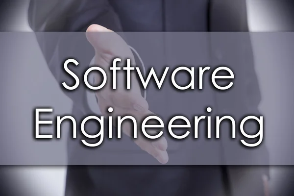 Software Engineering бізнес-концепція з текстом — стокове фото