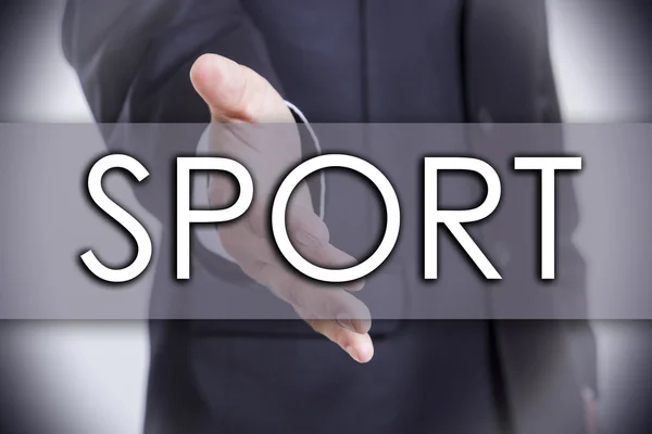 Sport - Geschäftskonzept mit Text — Stockfoto